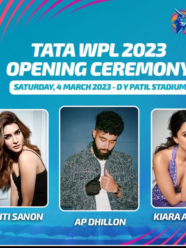 WPL 2023 Opening Ceremony: Kriti Sanon, AP Dhillon, Kiara Advani set to perform; check all details here