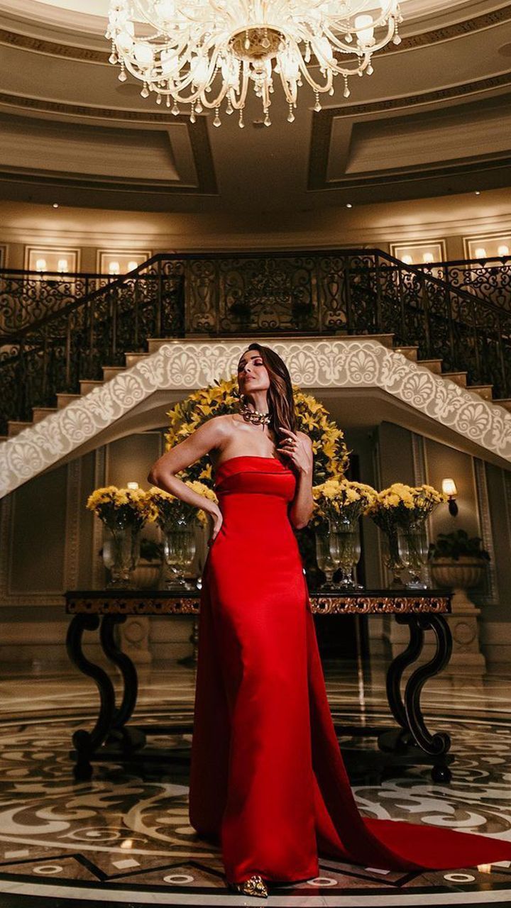 malaika red dress Malaika Arora looks surreal in a gorgeous red dress
