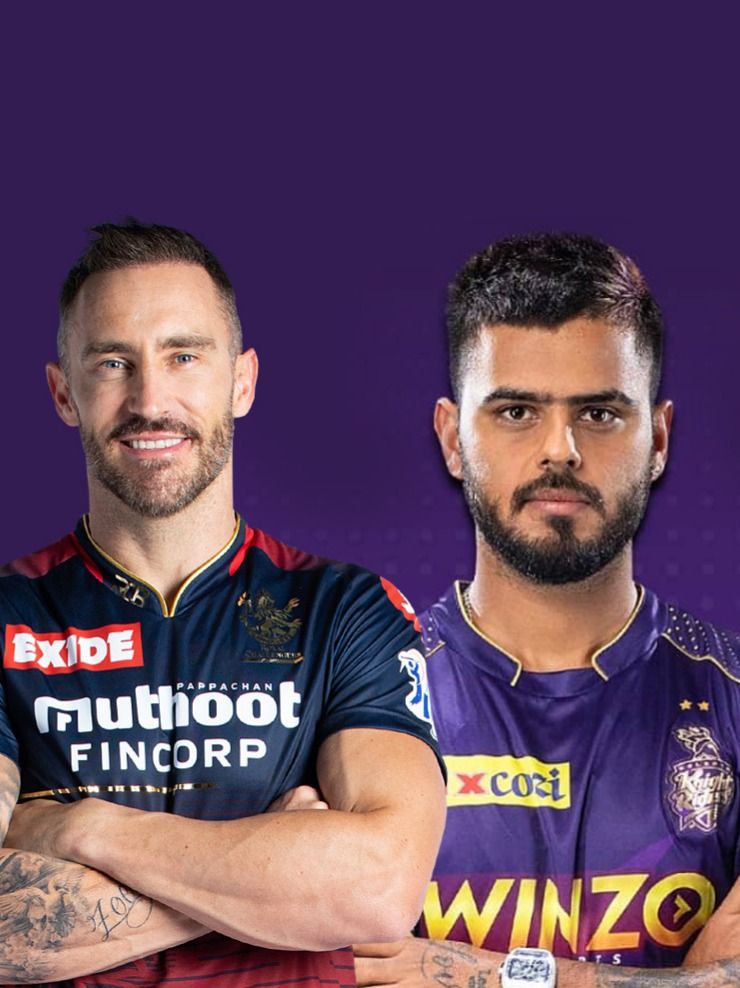 IPL 2023: Faf du Plessis-led Royal Challengers Bangalore vs Nitish Rana-led Kolkata Knight Riders; Key players, Highlights from GT vs MI