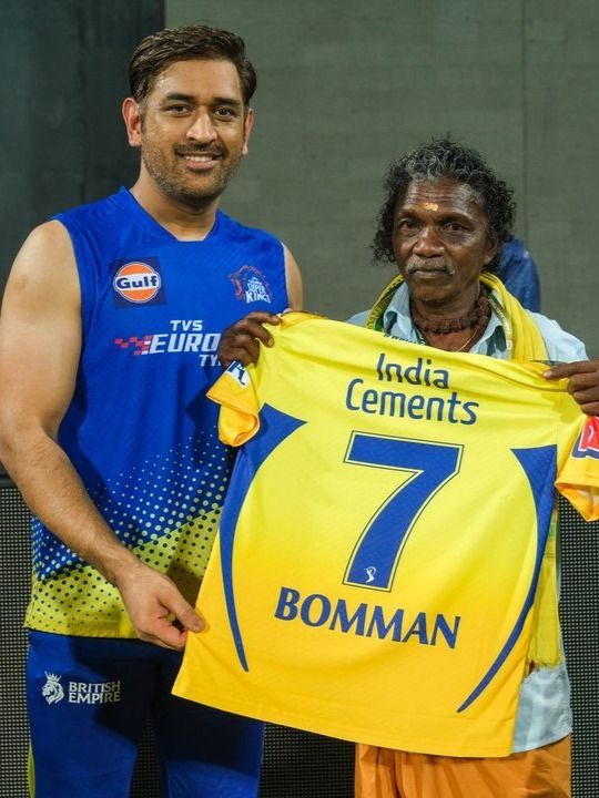 MS Dhoni gifts number 7 jersey to Oscar-winning documentary The Elephant Whisperers' crew, CSK to felicitate Bomman & Bellie at IPL match