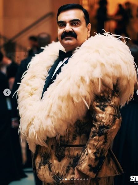 Mukesh Ambani, Elon Musk, Baba Ramdev, Gautam Adani and other billionaires at Met Gala? Watch these AI images