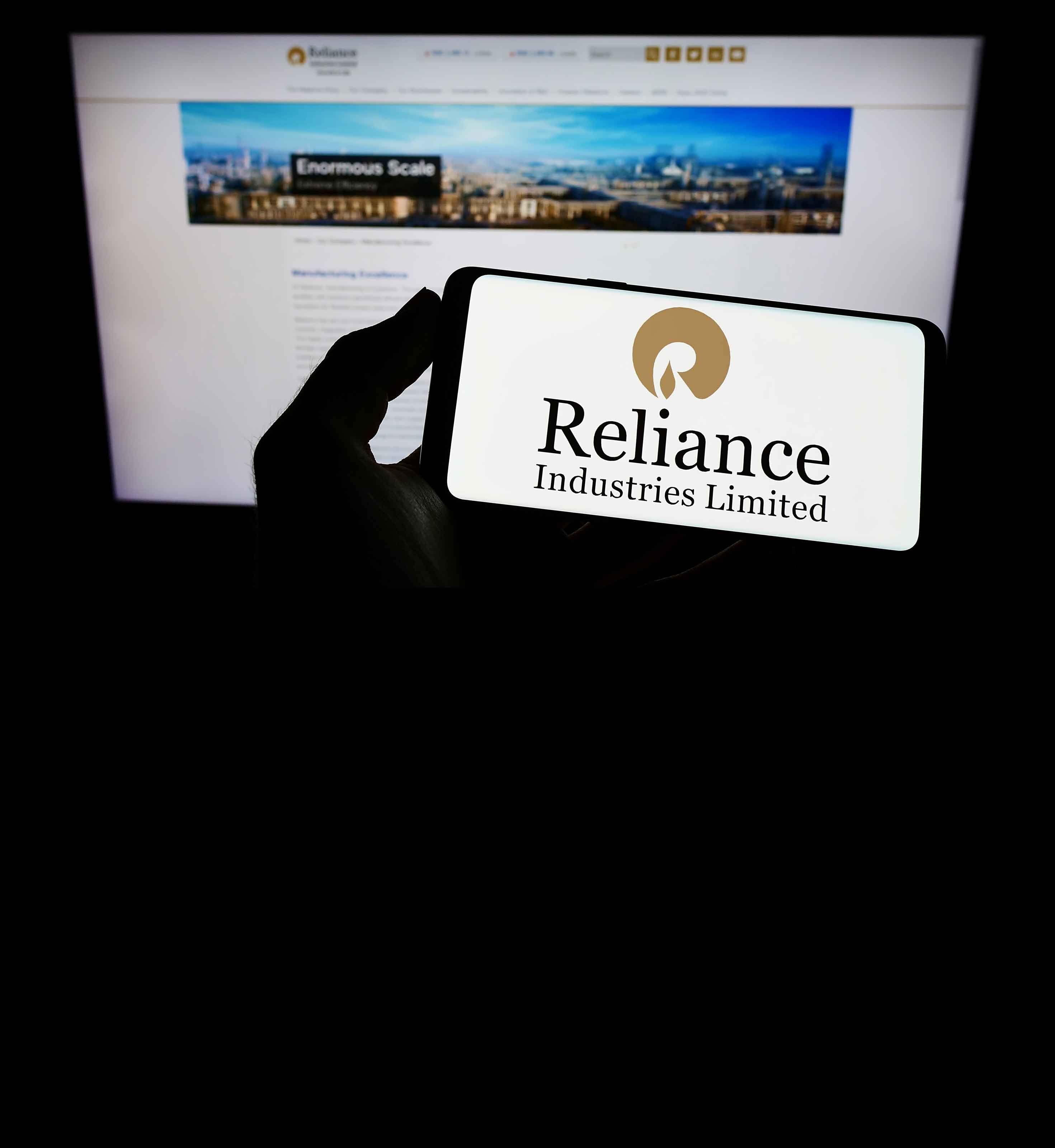 reliance industries limited share price