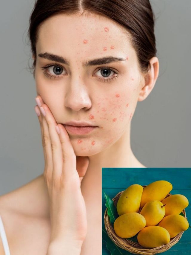 Woman with beauty products