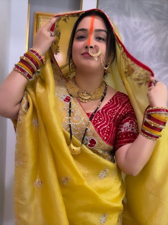 सोलह श्रृंगार में सजीं आम्रपाली ने किसके के लिए लगाया सिंदूर