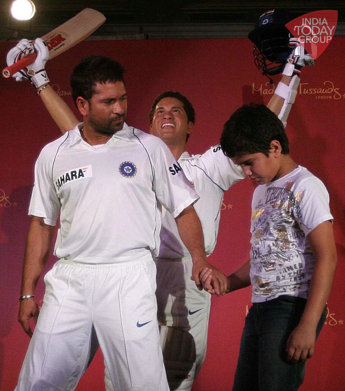 sachin with arjun