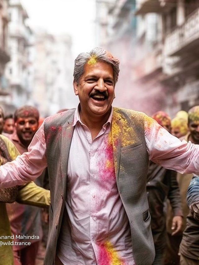 Gautam Adani, Mukesh Ambani, Anand Mahindra, Warren Buffett, Elon Musk, Jeff Bezos, Ratan Tata’s AI avatars enjoy Holi in Vrindavan. Check out AI pics, net worth of the billionaires