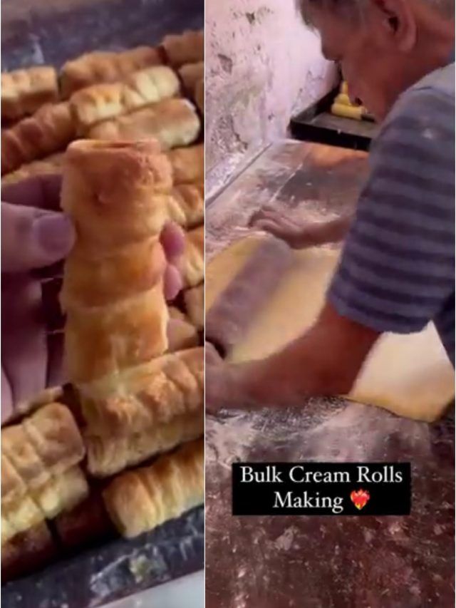 पता है कैसे बनाए जाते हैं आपके पसंदीदा Cream रोल? VIDEO में देखें
