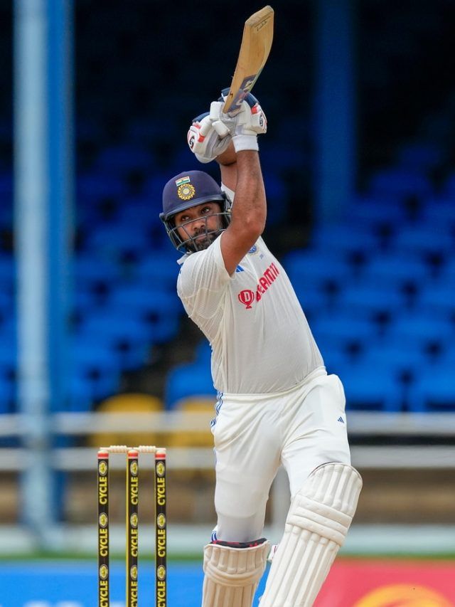 WI v IND: Rohit completes special 2000 in Tests