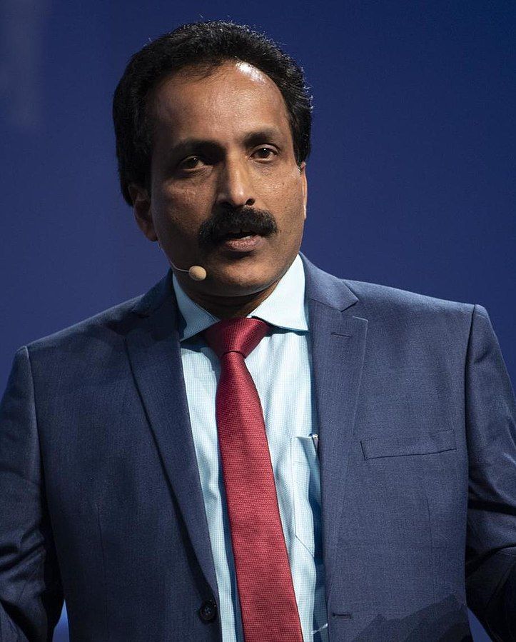 S. Somanath Director of VSSC ISRO speaks during the Heads of Agency Plenary of the 70th International Astronautical Congress cropped