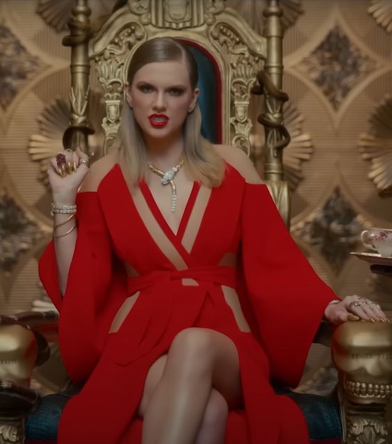 Blood red collection of Taylor Swift