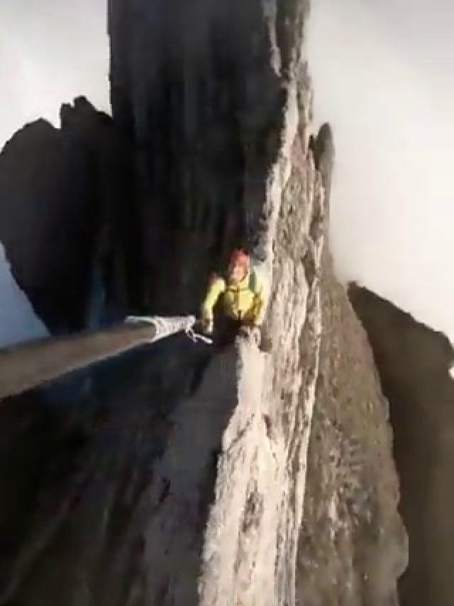 जिसने देखा उसी की अटकी सांस, शख्स ने ऐसी जगह बैठकर ली सेल्फी- VIDEO