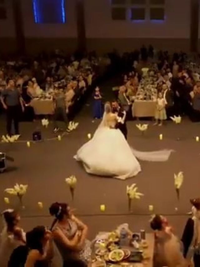 नाच रहे थे दूल्हा-दुल्हन... बरसने लगी आग, सामने आया Video