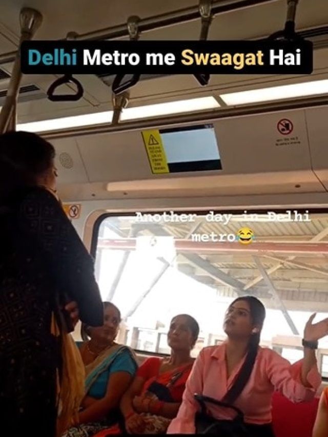 'Just Shutup OK...', दिल्ली मेट्रो में फिर भिड़ी महिलाएं, देखें VIDEO