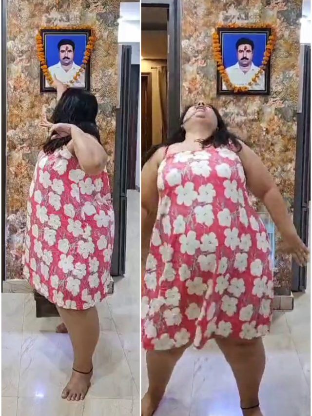 'दूर तुझसे मैं रहके बता...' फोटो और उस पर माला, डांस कर ट्रोल हुई महिला- VIDEO