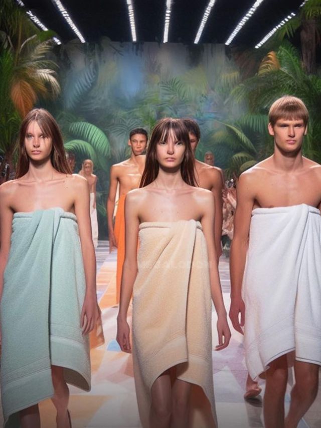 AI images of fashion show feature ‘precious towels’ after Balenciaga’s towel skirt priced at Rs 77,000 goes viral; check out other bizarre Balenciaga luxury products