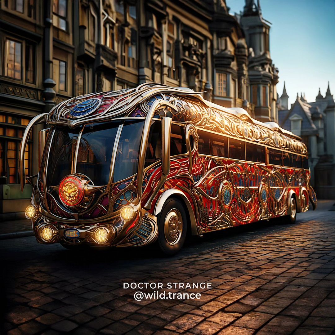 Superhero bus