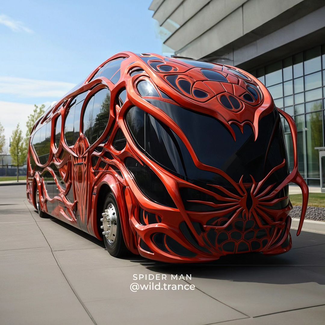 Superhero bus