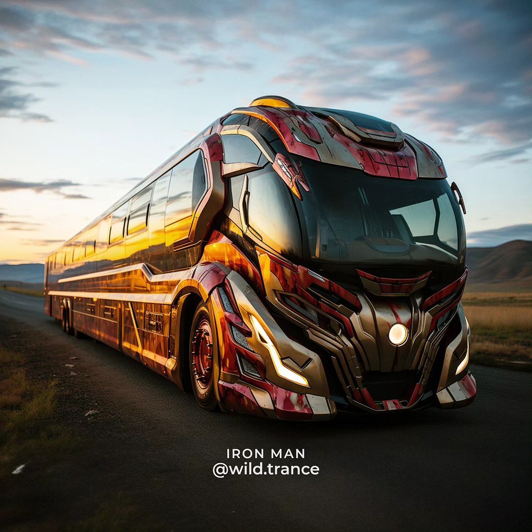 Superhero bus