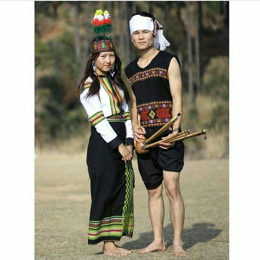 mizoram ladies dress Mizo Thuam (Fashion-Traditional) Online Mizoram