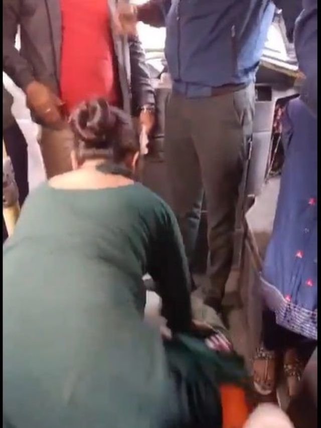 गिराकर मारा, काटा कान, दिल्ली की बस में सीट के लिए भिड़ी महिलाएं, VIDEO