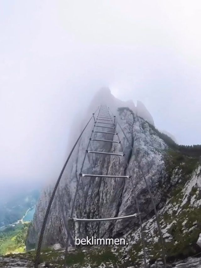 खतरनाक 'स्वर्ग की सीढ़ियां', हिम्मत करके चढ़े तो दिखेगा सबसे खूबसूरत नजारा, VIDEO