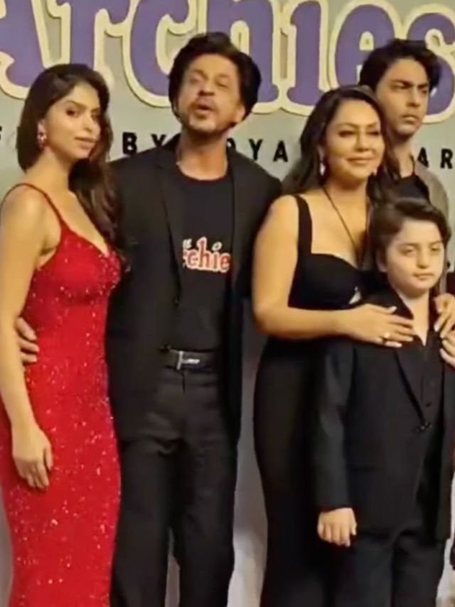 Shah Rukh Khan with family, the Bachchans, Shloka Mehta attend Suhana, Khushi, Agastya's The Archies' premiere at NMACC, CM Mamata Banerjee dances with Salman Khan at KIFF 2023: Celebs on Insta