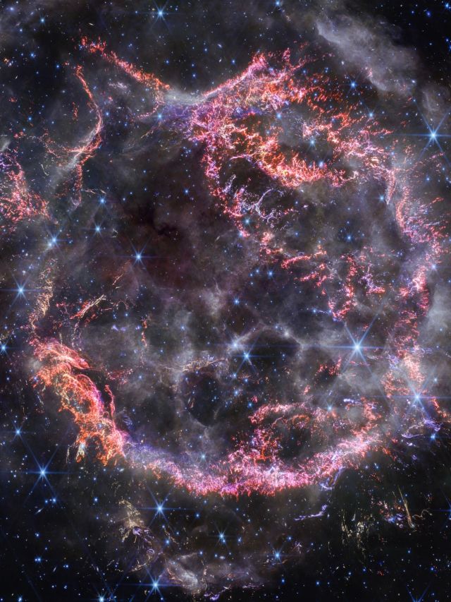 This explosion in space, will now form a new solar system! James Webb Telescope captures Cassiopeia A in its latest discovery