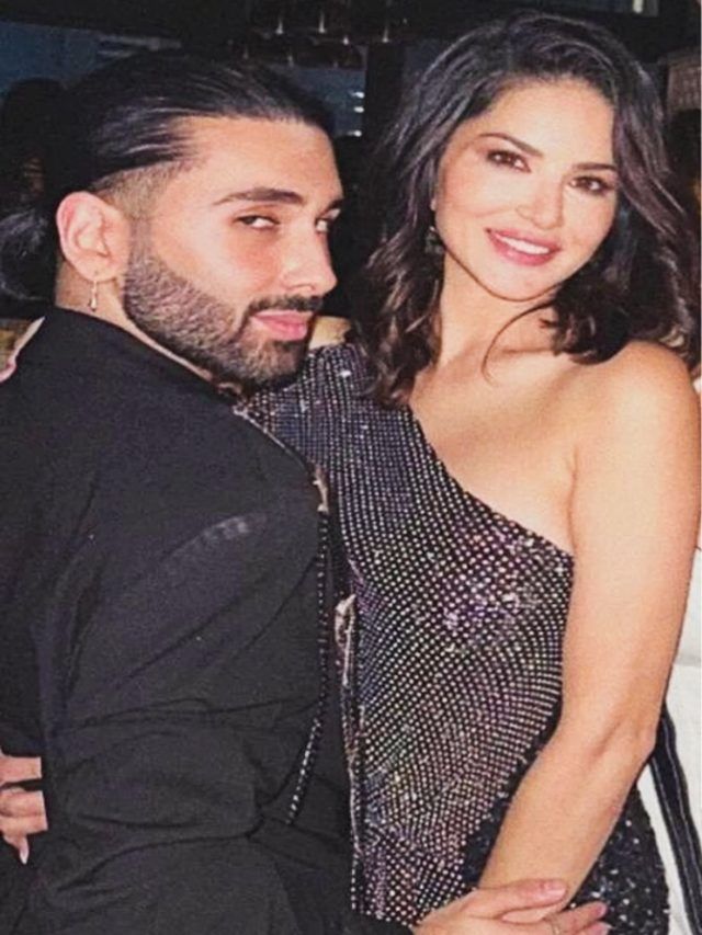 सनी लियोनी के साथ बेहद स्टाइलिश लुक में दिखे ओरी, दोनों ब्लैक ड्रेस में छाए