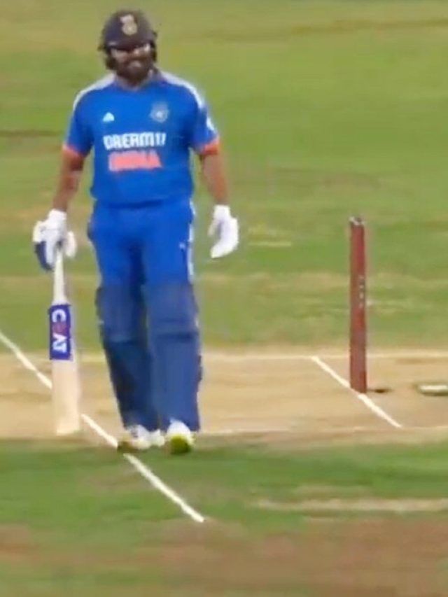 2 बार जीरो पर आउट हो चुका हूं... अंपायर से उलझे रोहित शर्मा! VIDEO