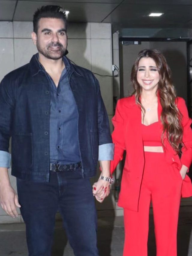 अरबाज की नई-नवेली दुल्हन शूरा ने बर्थडे पर पहना लाल पैंटसूट, लगीं खूबसूरत