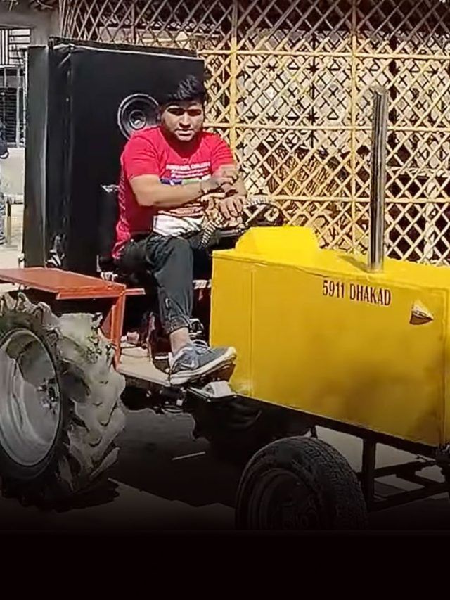 'Desi Jugaad': 23-year-old A/C mechanic builds 'Electric Tractor' in Rs 50,000