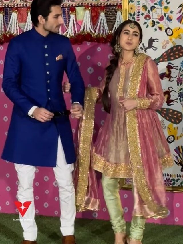 अंबानी की पार्टी में सारा अली खान का नवाबी स्वैग, सज-धजकर की शानदार एंट्री