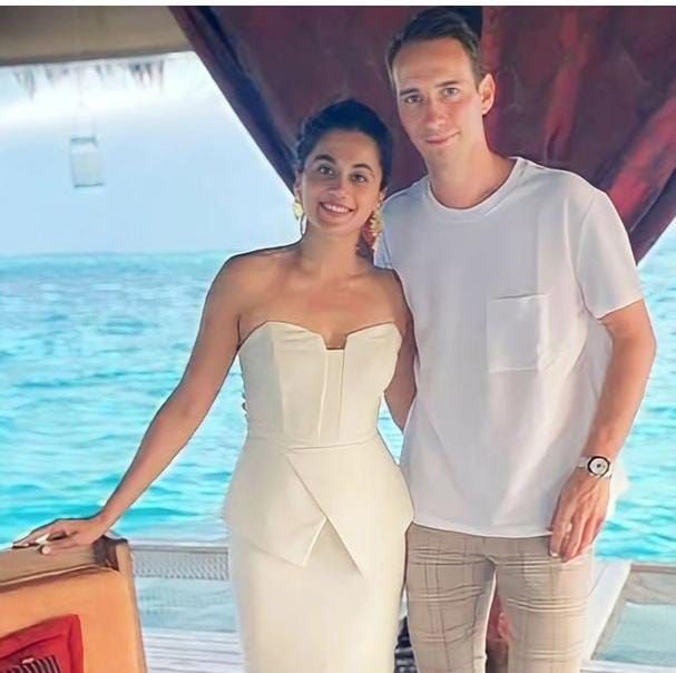 तापसी को पति मैथियास से पहली नजर में नहीं हुआ था प्यार, एक्ट्रेस ने बताई वजह - Taapsee pannu says it was not love at first sight with husband mathias boe tmovp