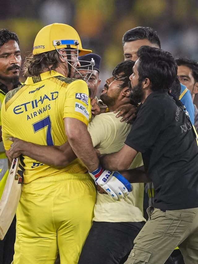 VIDEO: धोनी के पास LIVE मैच में पहुंचा फैन, देखकर भागने लगे थाला, फिर हुआ ये