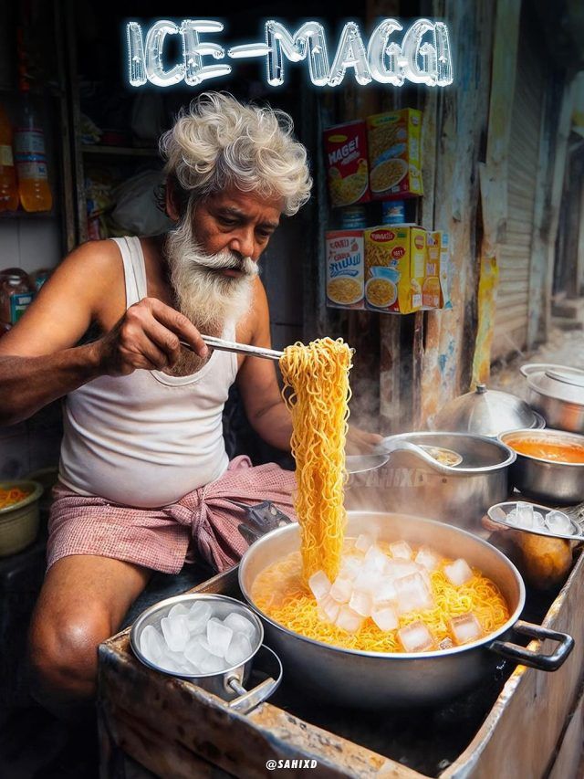 Ice Biryani से Ice Maggi तक, AI ने बनाई खाने की ये इमेज