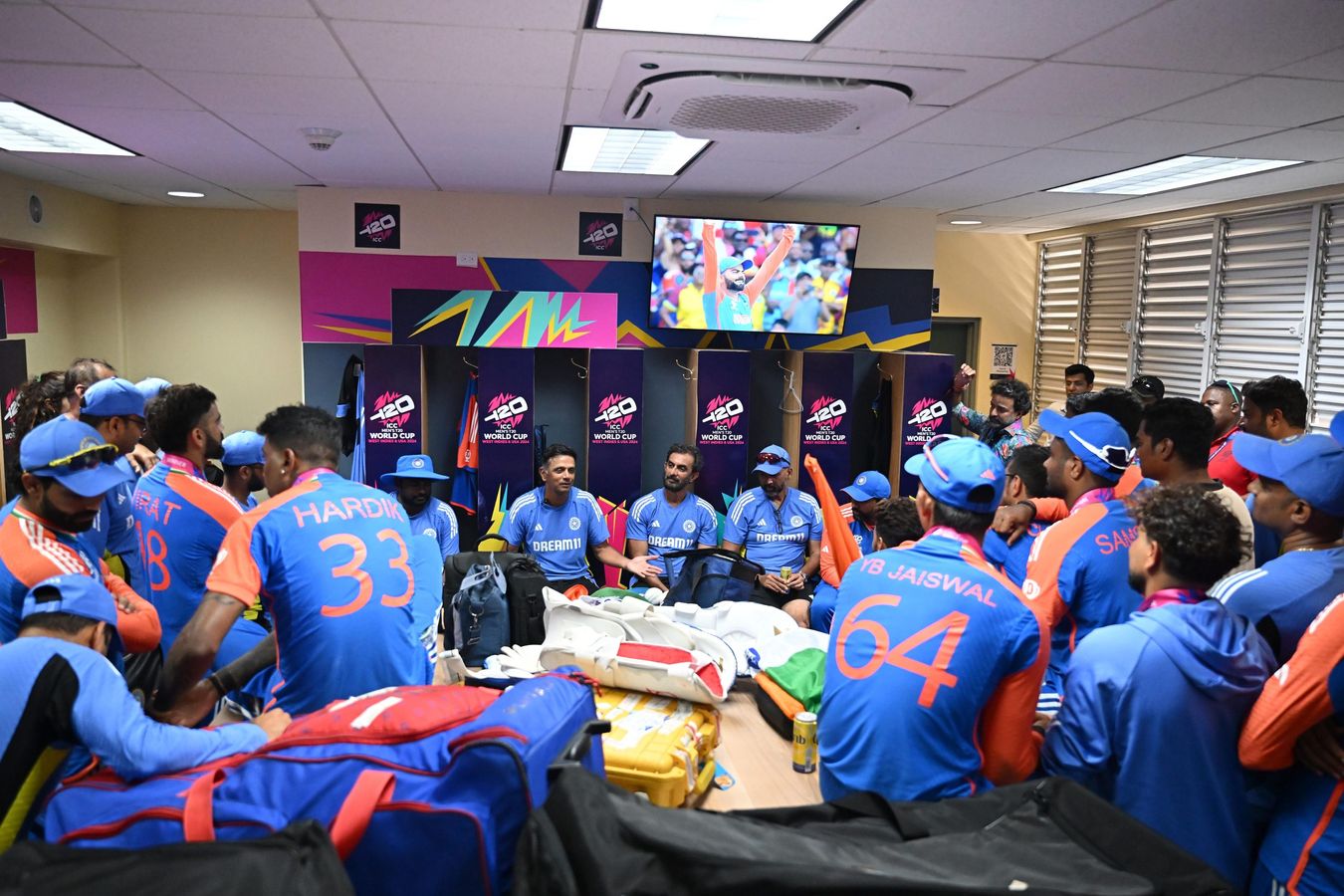 T20 World Cup: Inside India's victorious dressing room after final win