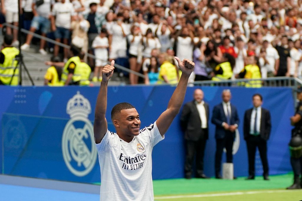 In Pics: Real Madrid unveil Kylian Mbappe