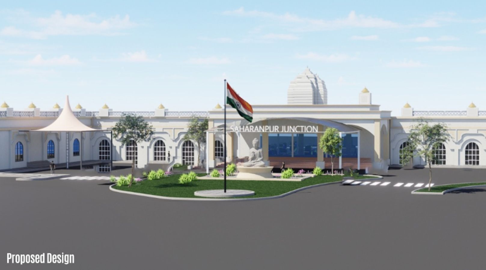 वाह! ऐसा दिखेगा यूपी का सहारनपुर रेलवे स्टेशन, मिलेंगी आधुनिक सुविधाएं - Saharanpur railway station redevelopment proposed photos indian railways ahlbsv