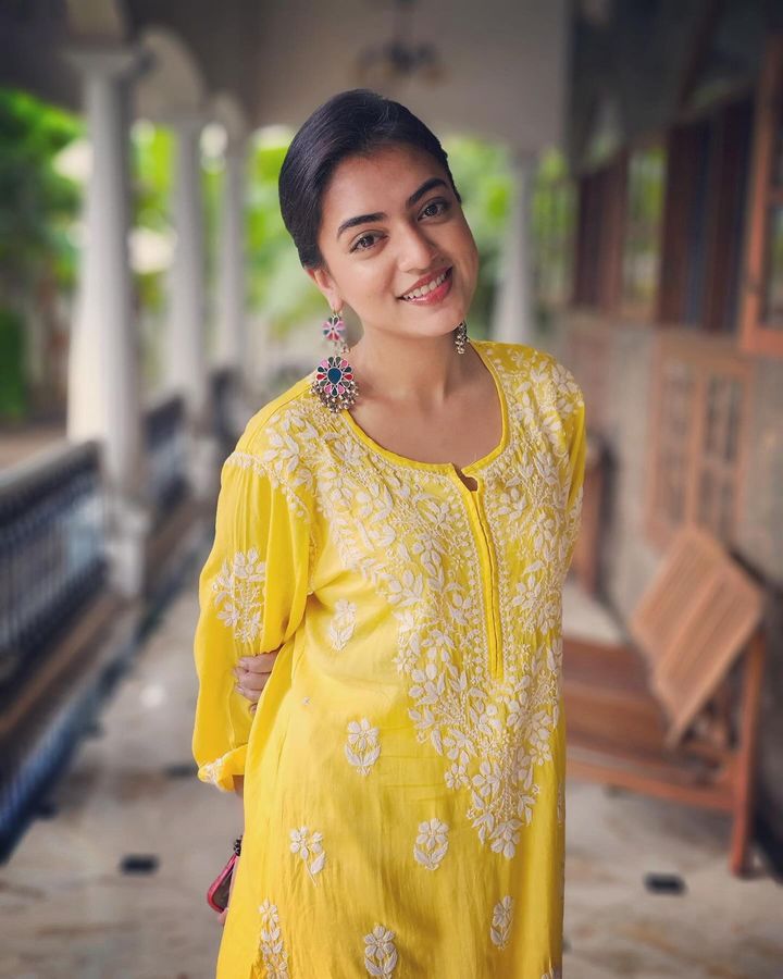 nazriya nazim dress designer Interview with the actress Nazriya Nazim Fahadh about Ante Sundaraniki