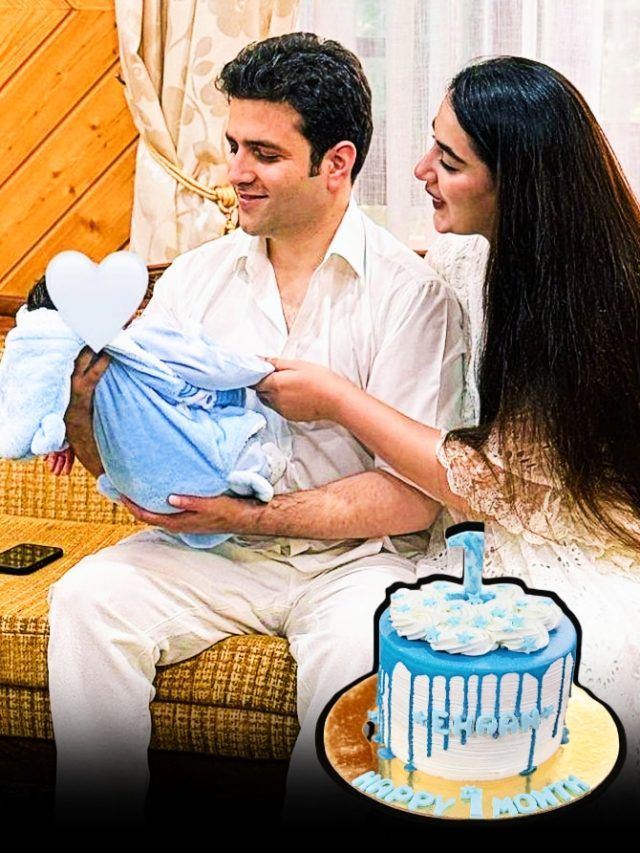 IAS अतहर आमिर की पत्नी ने बताया अपने बेटे का यूनिक नाम, बच्चे को गोद में लिए दिखे पापा