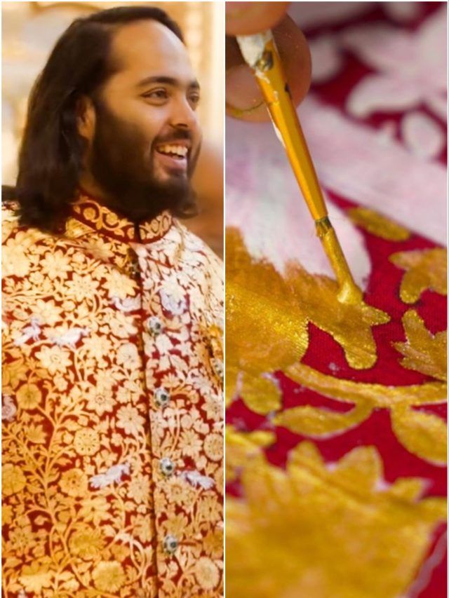 सोने के 100 पत्तर से बनी जैकेट पहन ससुराल पहुंचे थे अनंत अंबानी, बनाने में लगे 600 घंटे