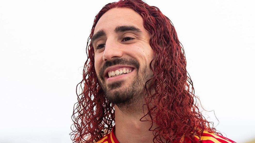 Cucurella keeps &lsquo;red hair&rsquo; promise after Euro 2024 win