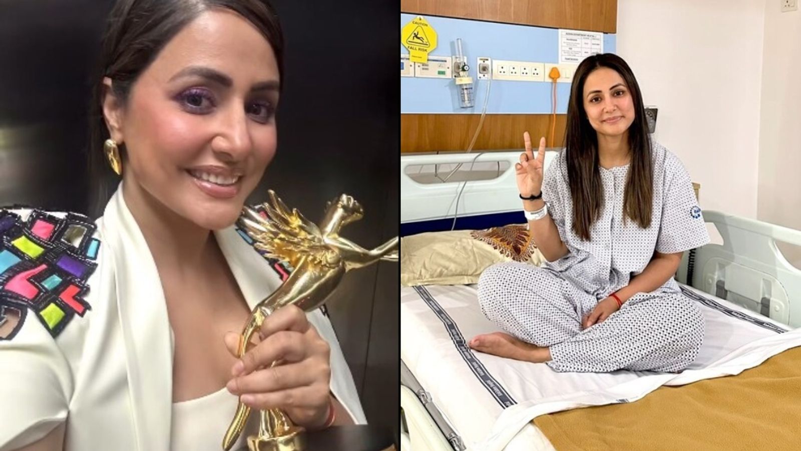 कैंसर ट्रीटमेंट की उस स्टेज पर पहुंचीं हिना खान, मुंडवाया सिर, फैन्स दे रहे दुआएं - Yeh rishta kya kehlata hai hina khan shaves her head after diagnosed with stage three breast