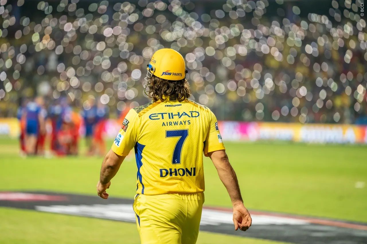MS Dhoni Out to IPL 2024 Cover