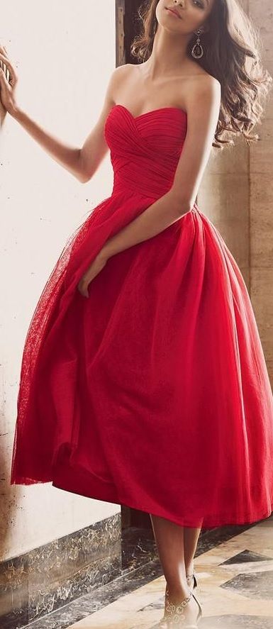 white christmas dresses Delancey Dress | Classic Red Dress main image 0
