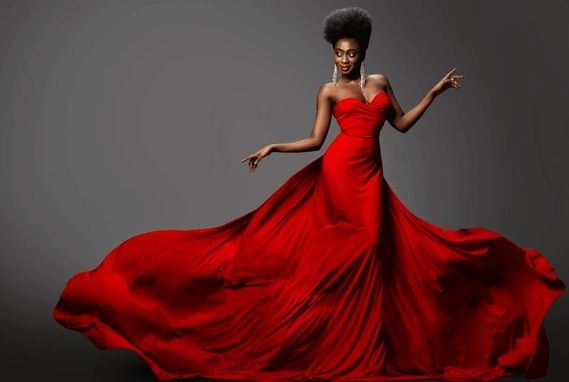 red lace slip dress Silk Knee Length Slip Dress with Lace main image 0