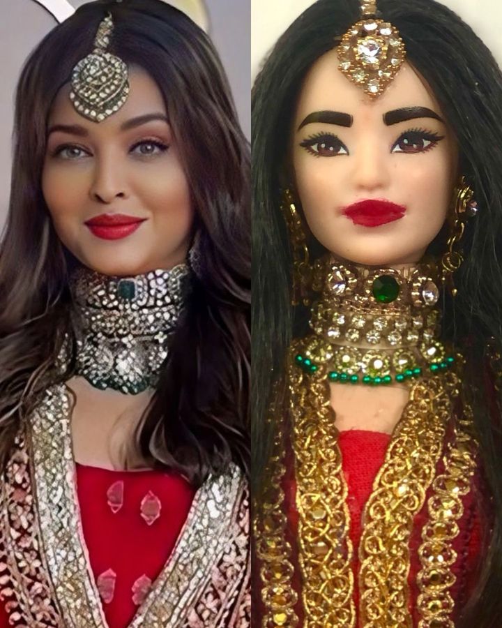 मार्केट में छाई 'ऐश्वर्या राय वाली डॉल', कभी 'तैमूर डॉल' हुई थी वायरल, हजारों में थी कीमत - Aishwarya rai doll inspired by her look from anant ambani radhika merchant wedding viral