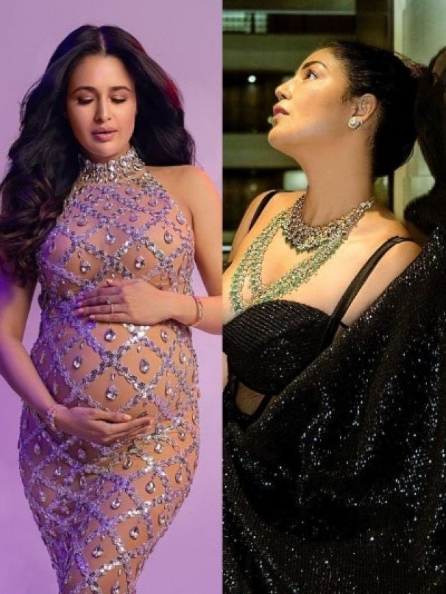 PRINCE की युविका ने मैटरनिटी शूट में कॉपी किया गाउन! पहले इस एक्ट्रेस ने था पहना