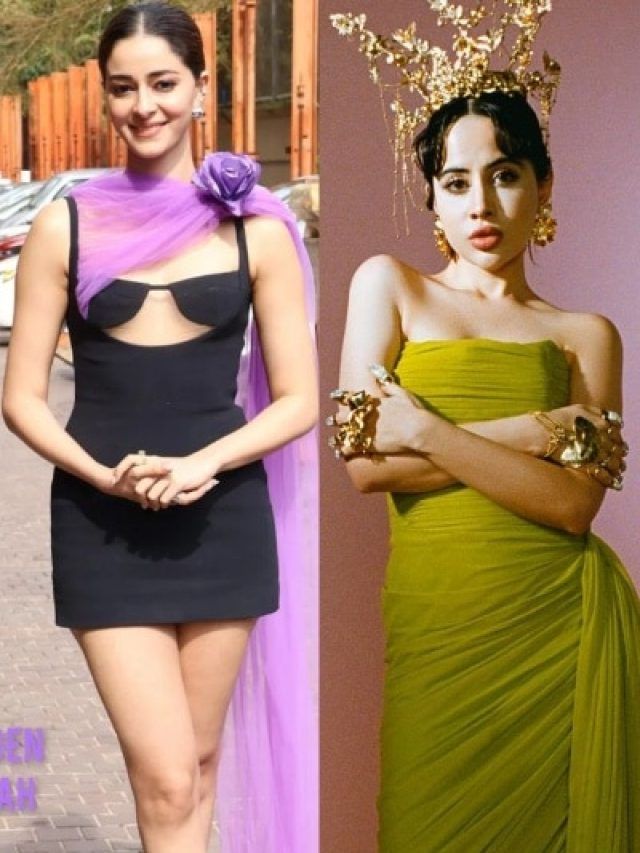 अतरंगी ब्लैक-पर्पल आउटफिट पहन स्पॉट हुई एक्ट्रेस, लोगों ने Urfi-2 बोलकर किया ट्रोल