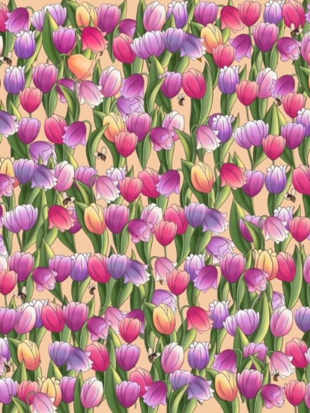 फूलों के बीच छिपी है Bell, क्या आपको आ रही नजर? 5 सेकंड में ढूंढने का चैलेंज